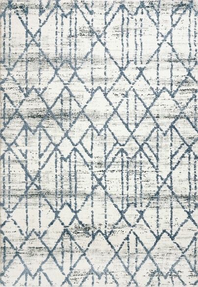 Dynamic Rugs TROYA 4604-105 Grey and Ivory